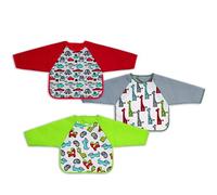 Ti TIN Set of 4 Waterproof Baby Bibs with Zip Strap 28 x 23 cm Width 1