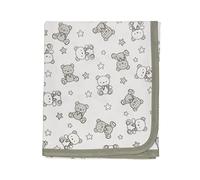 Ti TIN - Soft, Absorbent Baby Blanket, 80x80 cm | swaddling Blanket or Toddler Blanket, 100% Cotton -Double-Layered Fabric, Versatile Baby Blanket for car, Cradle, Stroller, etc, Design: