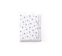Ti TIN Soft and Absorbent Cotton Blanket for Newborn Baby, 100% Cotton with Double Layer, 2 x 180 g/m², 80 x 75 cm, Panda Bear Print, Red