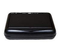 TI3300RA- Matt Black With Paper Holder Tobacco Tin And Humidifier Stone