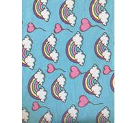 Tia Knight Premium Quality Anti-Pill Polar Fleece Soft Washable Fabric - Rainbow Pattern, 100% Polyester, Sold By The Metre, Same Day Dispatch
