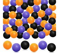 Tiaiidi 60 Pcs 40mm Colored Bulk Ping Pong Balls for Halloween Party | Plastic Table Tennis Balls for Beer Pong Game,Arts Crafts,DIY Projects,Carnival Night,Halloween Decor