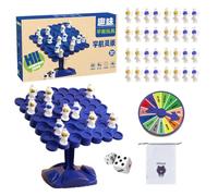 Tiajingzi Astronaut Balance Tree Counting, Balance Tree Astronaut Board Game, Astronaut-Themed Two-Player Balanced Board Game for 3+ Boys Girls