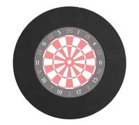 Tiajingzi Dart Board Wall Protector, 18-Inch Dart Board Surround Ring, EVA Material, Black, 5-Piece Splicing Installation, Dartboard Protector
