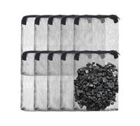 Tiajingzi Filter Bags for Aquarium | Washable Reusable Zip Closure - Aquarium Media Mesh Bag - for Activated Carbon Freshwater Saltwater Homeowners Adults Professionals