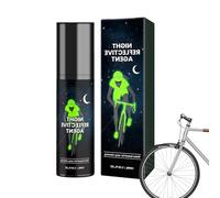 Tiajingzi Glow In The Dark Spray Paint, 100ml Long Lasting Reflective GlowPaint, Bright SprayPaint, High Visibility Vibrant Spray Paint for Clothes, Bicycles, Skateboards, Canvas, Wood, Fabric