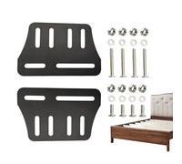 Tiajingzi Headboard Attachment Kit - 2piece Adapter Support Mount - Bed Frame Adapter - for Base Footboard Wall Crib Mattress Bedroom