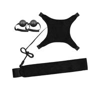 Tiajingzi Volleyball Practice Equipment,Elastic Multifunctional Professional Indoor | Volleyball Hitting Serving Trainer,for Soccer Jump Arm Swing Techniques Skills