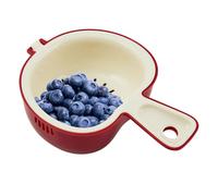 Tiajingzi Washing Bowl with Strainer, Colander with Handle for Washing and Cleaning, Vegetable Strainer - for Cleaning Food in the Kitchen for Home Camping Cooking Draining and Mixing