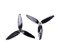 TIAJTHYD 2 Pair 5 colors for 5552 5.5x5.2 FPV PC 3 propeller Prop Blade CW CCW shaft through the machine more special motor 2407(Transparent 2pair)