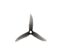 TIAJTHYD 2Pairs 4pcs for Hurricane 3525 3.5X2.5X3 3-Blade PC Propeller M5&T-Mount for FPV Freestyle 3.5inch Toothpick Drones(Clear Gray)