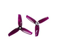 TIAJTHYD 4 colors 4052 4.0x5.2 for FPV PC 3 propeller Prop Blade CW CCW shaft through the machine more special motor 2204(2 pair(Transparent))