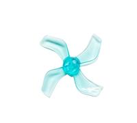 TIAJTHYD 4Pairs 8pcs shaft 1mm 4-Blade for 1636 1.6x3.6x4 40mm CCW/CW propeller Hollow cup brushless motor for RC Drone airplane parts(Through blue)
