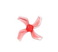 TIAJTHYD 4Pairs 8pcs shaft 1mm 4-Blade for 1636 1.6x3.6x4 40mm CCW/CW propeller Hollow cup brushless motor for RC Drone airplane parts(Through red)