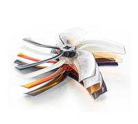 TIAJTHYD For D90 Ducted 90mm-5 5-Blade PC Propeller for FPV Racing Freestyle 3.5inch Cinewhoop Ducted Drones Replacement DIY Parts(2 pairs Whisky)