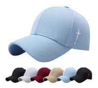 Tiakay Baseball Cap Unisex Adjustable Classic Sports Plain Summer Sun Hat for Men & Women | Structured Causal Motor Dad Camping Hiking Trucker Hip Hop Hat (Lake Blue)
