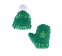 TIAKI Christmas Hat & Mitten Cat Toy Set - Set of 2 Toys