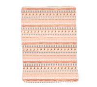 TIAKI Cosy Blanket with Nordic Winter Pattern - Size M: 140 x 97 cm (L x W)