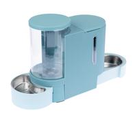 TIAKI Food and Water Dispenser - Light Blue - up to 1.3kg Dry Food & 3 Litres of Water