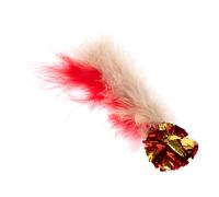 TIAKI Rustling Ball with Feathers Cat Toy - 1 Toy