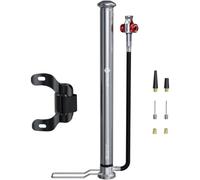 Tiakia Bike Pump, Mini Bicycle Pump 210 PSI Mountain Bikes Aluminum Alloy Cycle Pump - Fits Schrader/Presta/Woods Valve Ball Pump with Needle/Frame