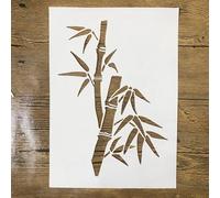 TIAMECH A4 Reusable Bamboo Stencil for Painting