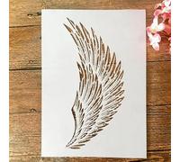 TIAMECH A4 Reusable Eagle Angel Wing Stencil for Painting