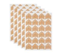 Tiamorph 120pcs Photo Corners Self-Adhesive Photo Mounting Corners,Photo Stick Corners for Scrap Book, Photo Albums Scrapbook DIY Craft,Picture Edge Stickers(Brown)