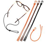 Tiamorph 3 Pcs Eyeglasses Straps Chain,Non Slip Glasses Straps,Adjustable Eyeglass Cords Eyeglass String Holder Unisex Glasses Cord for Sunglass Eyeglass Decoration and Sports
