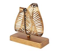 Tiamu Modern Leaf Design Napkin Holder for Table, Tissue Holder Desktop Paper Towel Dispenser, Dining Table Storage Box for Napkins