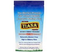 TIANA Fair Trade Organics Premier Raw Coconut Baking Flour Gluten Free - 500g (Pack of 3)