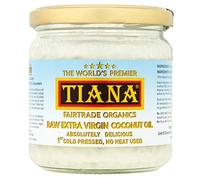 TIANA Fairtrade Organic Raw Extra Virgin Coconut Oil, Voted UK no.1 for Skin, Hair and Cooking, 350ml Pack of 2