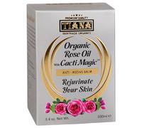 TIANA Fairtrade Organic Rose Oil Anti-Ageing Balm for Younger Skin 100ml (Pack of 2)