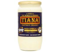 TIANA Organic Omega-3 Virgin Coconut Cooking Butter, Plant Based Omega-3 Superfood, 750ml (Pack of 2)