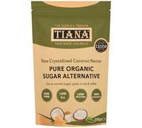 TIANA Fairtrade Organic Raw Crystallised Coconut Nectar, Sugar Alternative, Pack of 1