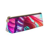 Tianbaozdp Colored Jellyfish Print Pencil Case Pouch,Leather Pencil case,for Stationery,Cosmetics,Office,Travel
