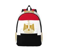 Tianbaozdp Egyptian flag Print Canvas Backpack Casual Daypack Laptop Backpack Women man Travel Bag Satchel