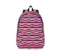 Tianbaozdp Hawaii Flag Print Canvas Backpack Casual Daypack Laptop Backpack Women man Travel Bag Satchel