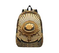 Tianbaozdp Sun Old Egyptian Timeless Grace Print Canvas Backpack Casual Daypack Laptop Backpack Women man Travel Bag Satchel