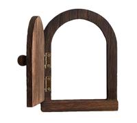 Tiancaiyi Fairy Door Outlet Cover, Socket Cover Solid Wood, Solid Wood Protective Self-Adhesive Outlet Anti-Electric Shock, for Children, Pets, and Adding Magic to Any Room