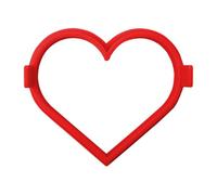 Tiancaiyi Silicone Heart Egg Ring, English Muffin Pancake Ring, Non-Stick Silicone Egg Shaper Mould Make Your Kids Love Breakfast Valentine's Day