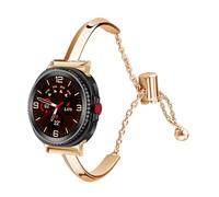 TIANCANCAN Compatible with Samsung Galaxy Watch 8 40mm 44mm / 8 Classic 46mm 2025 Strap for Women Dressy Metal Replacement Wristbands Bands Bling Rhinestone Bracelet Band for Smartwatch (ROSE GOLD)