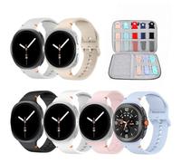 TIANCANCAN Sport Straps Compatible with Samsung Galaxy Watch 8 40mm 44mm/8 Classic 46mm Band Men Women, No Gap One Click Attachment Soft Silicone Breathable Strap for Galaxy Watch 8 Series (WOMEN)