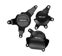 TianChuangs Motorbike Crankcases Engine Guards Motorcycle Engine Guard Nylon Fiber Stator Cover Crankcase Kit For HONDA CBR1000RR 2008-2016 Engine Cover Protectors(Black)