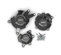 TianChuangs Motorbike Crankcases Engine Guards Motorcycle Engine Guard Stator Cover Crankcase Kit For HONDA CBR650R CBR650F CB650 2014-2020 Engine Cover Protectors(Carbon fiber texture)