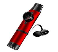 Kazoos for Adults,Metal Kazoo with 5 Flute Diaphragms,Kazoos with Adjustable Tone for Guitar, Ukulele, Violin, Piano, Keyboard,Mini Kazoos Musical Instruments for Kids Bulk (Red)