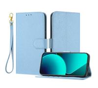 TIANCI Case for Brain Natural AI Phone, Pure Color PU leather Wallet Case, [Horizontal Watching Frame] [Durable Framework] Flip Cover for Brain Natural AI Phone Blue