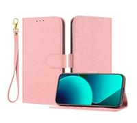 TIANCI Case for Brain Natural AI Phone, Pure Color PU leather Wallet Case, [Horizontal Watching Frame] [Durable Framework] Flip Cover for Brain Natural AI Phone Pink