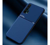 TIANCI Case for Honor 20 Pro, Skin Texture is Non-Slip and Shockproof Phone Case, [Skin-Friendly PU Leather] [Ultra-Thin TPU] Cover for Honor 20 Pro-Blue
