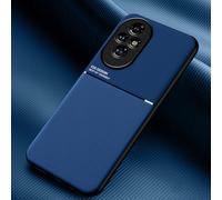 TIANCI Case for Honor 200 Pro, Skin Texture is Non-Slip and Shockproof Phone Case, [Skin-Friendly PU Leather] [Ultra-Thin TPU] Cover for Honor 200 Pro Blue